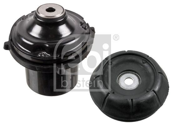 FEBI BILSTEIN 26934 Top strut mounting Front Axle, with attachment material, without ball bearing, Elastomer