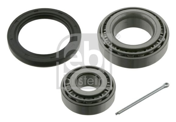 FEBI BILSTEIN 27479 Wheel bearing kit Front Axle Left, Front Axle Right, with shaft seal, 65, 50 mm, Tapered Roller Bearing