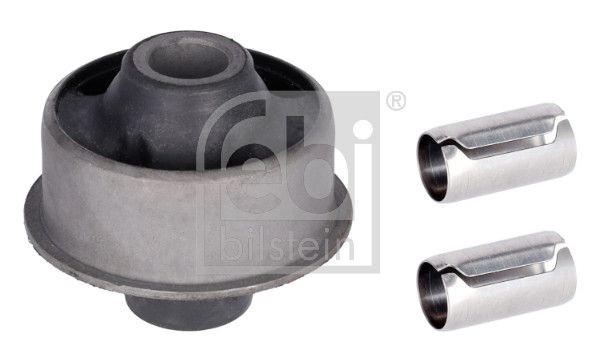 FEBI BILSTEIN with mounting sleeves, Front Axle Left, Lower, Rear, Front Axle Right, Elastomer Arm Bush 27999 buy