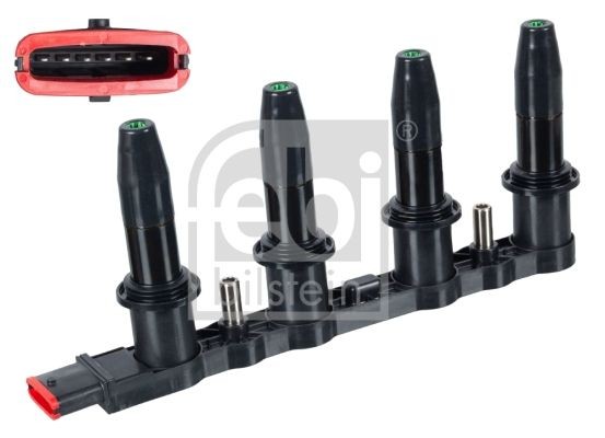 FEBI BILSTEIN 28108 Ignition coil Number of connectors: 6
