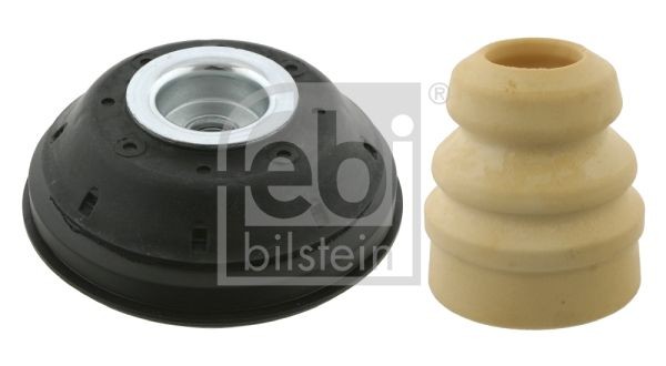 Top strut mount FEBI BILSTEIN Front Axle, with ball bearing, with attachment material - 28406