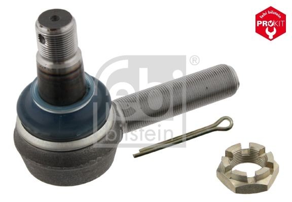 FEBI BILSTEIN 28411 Track rod end Cone Size 30 mm, Bosch-Mahle Turbo NEW, Front Axle Left, Front Axle Right, with crown nut