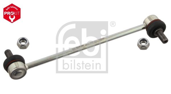 FEBI BILSTEIN Front Axle Left, Front Axle Right, 260,1mm, M12 x 1,25 , Bosch-Mahle Turbo NEW, with self-locking nut, with nut, Steel , silver Length: 260,1mm Drop link 28592 buy