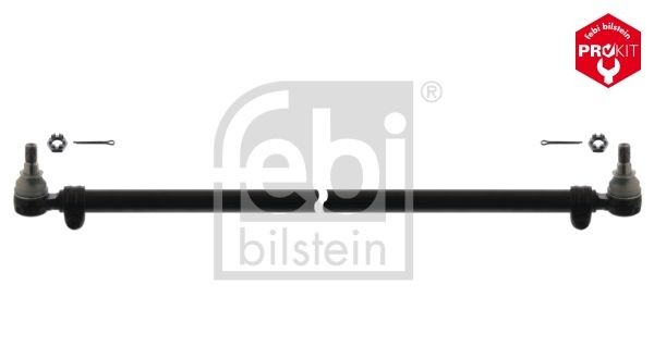FEBI BILSTEIN Front Axle, with crown nut, febi Plus Cone Size: 20mm, Length: 1645mm Tie Rod 28676 buy
