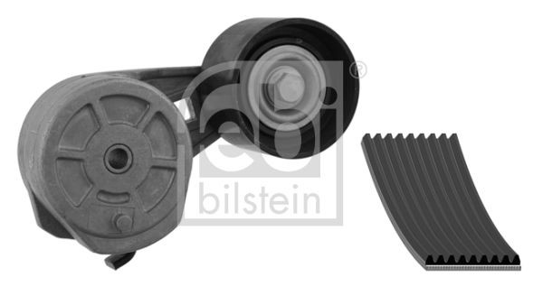 FEBI BILSTEIN 30203 V-Ribbed Belt Set with tensioner element