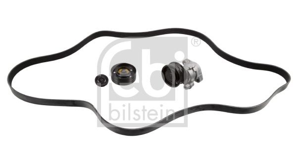 FEBI BILSTEIN 30418 V-Ribbed Belt Set with tensioner element