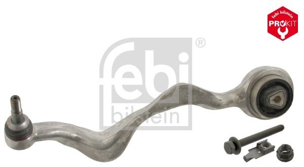 FEBI BILSTEIN 30516 Suspension control arm Bosch-Mahle Turbo NEW, with bearing(s), with nut, with ball joint, with screw, Front Axle Left, Lower, Front, Control Arm, Aluminium, Pull Rod
