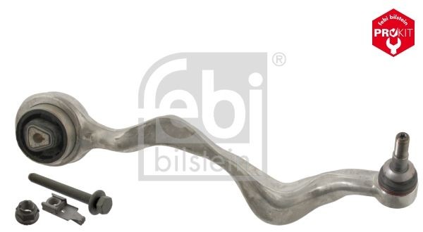 30517 Suspension wishbone arm 30517 FEBI BILSTEIN Bosch-Mahle Turbo NEW, with nut, with ball joint, with screw, with bearing(s), Front Axle Right, Lower, Front, Control Arm, Aluminium, Pull Rod