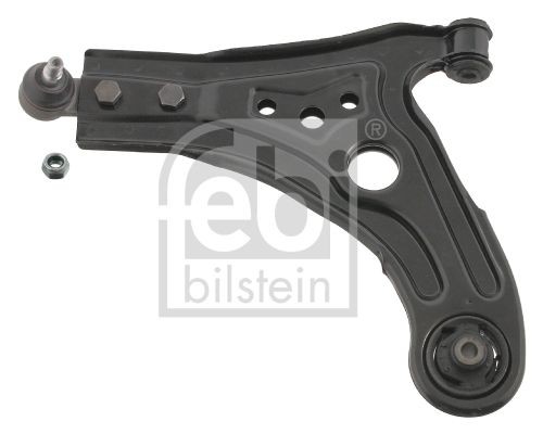 FEBI BILSTEIN 30605 Suspension arm with lock nuts, with bearing(s), with ball joint, Front Axle Left, Lower, Control Arm, Sheet Steel