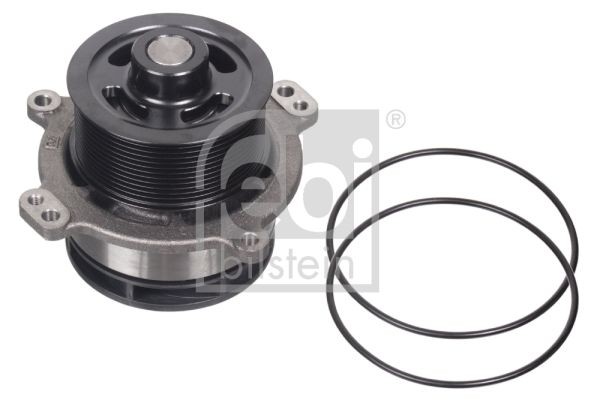 FEBI BILSTEIN Grey Cast Iron, with belt pulley, with gaskets/seals, Plastic Water pumps 30681 buy
