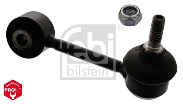 FEBI BILSTEIN Rear Axle Left, 105mm, M10 x 1,5 , Bosch-Mahle Turbo NEW, with self-locking nut, Steel , black Length: 105mm Drop link 30736 buy