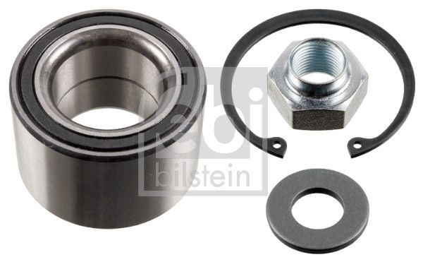 FEBI BILSTEIN 31342 Wheel bearing kit with axle nut, with retaining ring, 62 mm, Angular Ball Bearing