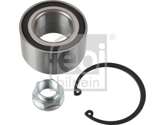 FEBI BILSTEIN 31451 Wheel bearing kit Front Axle Left, Front Axle Right, with integrated magnetic sensor ring, with ABS sensor ring, 78 mm, Angular Ball Bearing