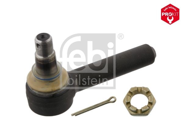 FEBI BILSTEIN Cone Size 26 mm, febi Plus, Front Axle Right, with crown nut Cone Size: 26mm, Thread Type: with right-hand thread Tie rod end 32536 buy