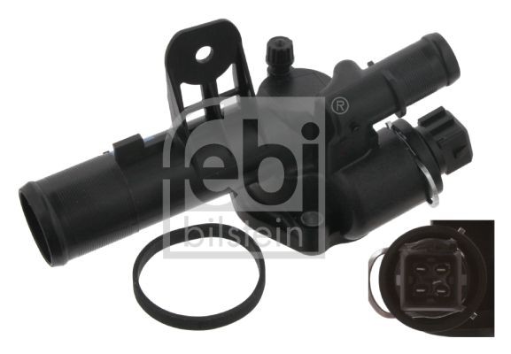 FEBI BILSTEIN 32651 Engine thermostat Opening Temperature: 89°C, with seal, with sensor, with housing