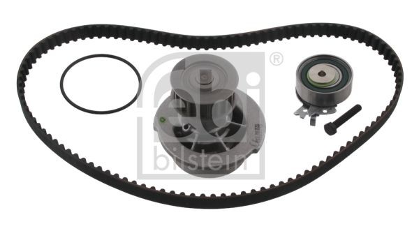 FEBI BILSTEIN 32717 Water pump + timing belt kit with water pump, Number of Teeth: 111, Width: 17 mm, with rounded tooth profile
