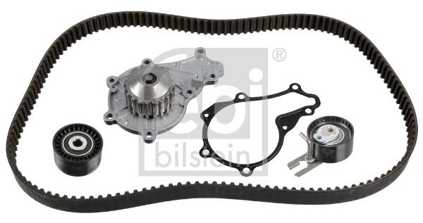 FEBI BILSTEIN 32721 Water pump and timing belt kit with water pump, Number of Teeth: 144, Width: 25,4 mm, with trapezoidal tooth profile