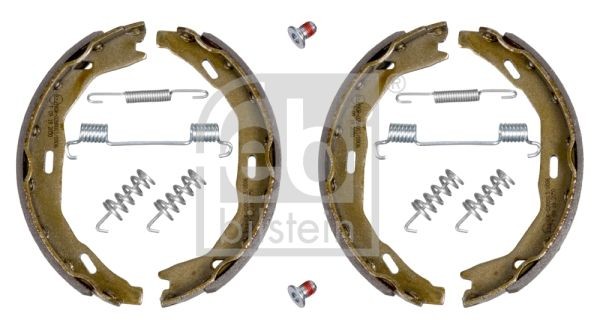 32793 FEBI BILSTEIN Parking brake shoes CHRYSLER Rear Axle, with attachment material