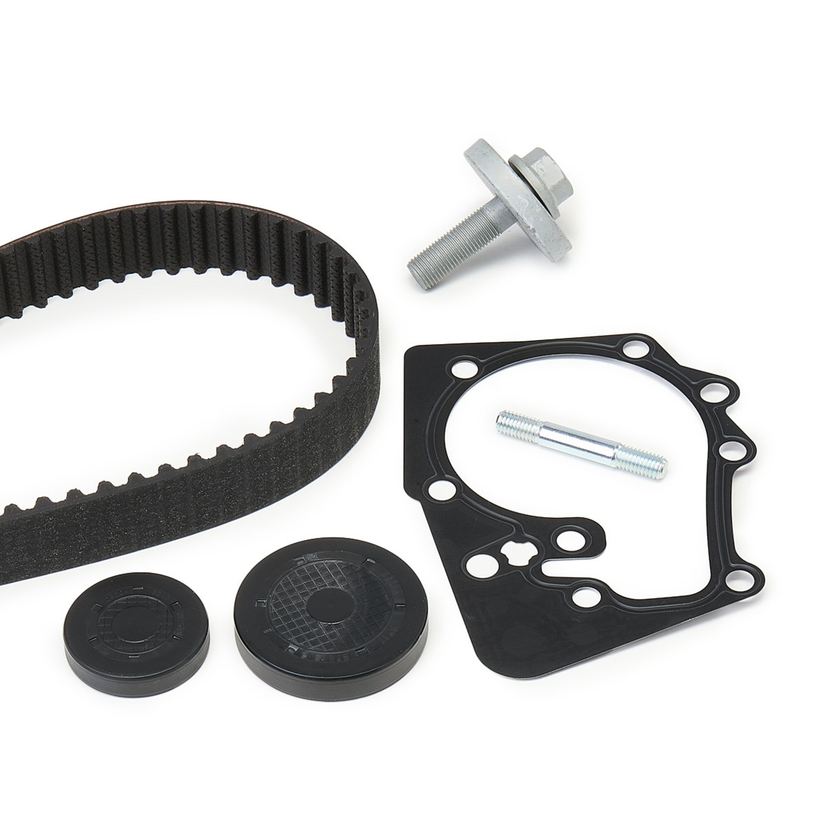 FEBI BILSTEIN 32860 Water pump + timing belt kit with water pump, Number of Teeth: 132, with rounded tooth profile, Metal