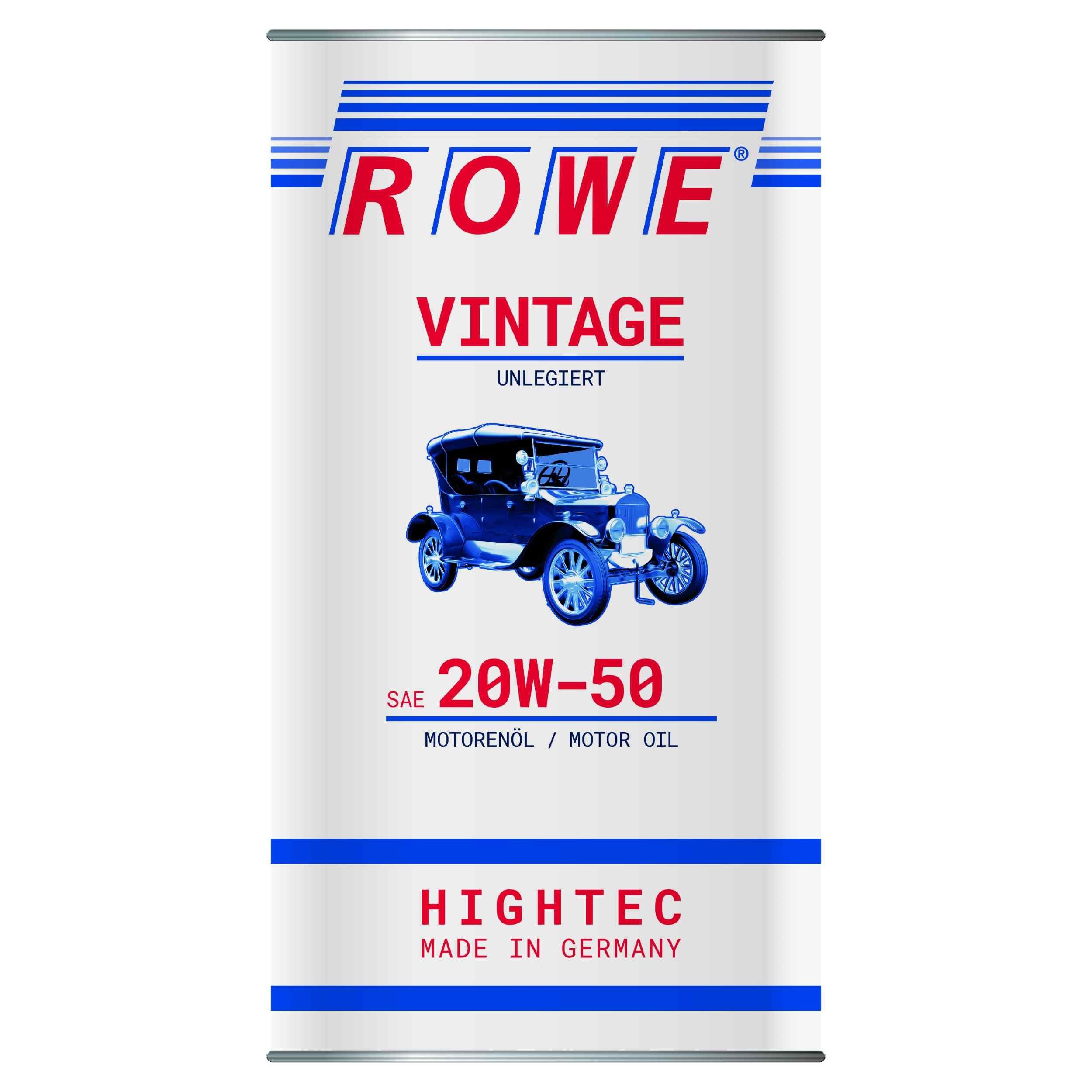 Motor oil ROWE 20W-50, 5l, Mineral Oil longlife 20218-0050-99