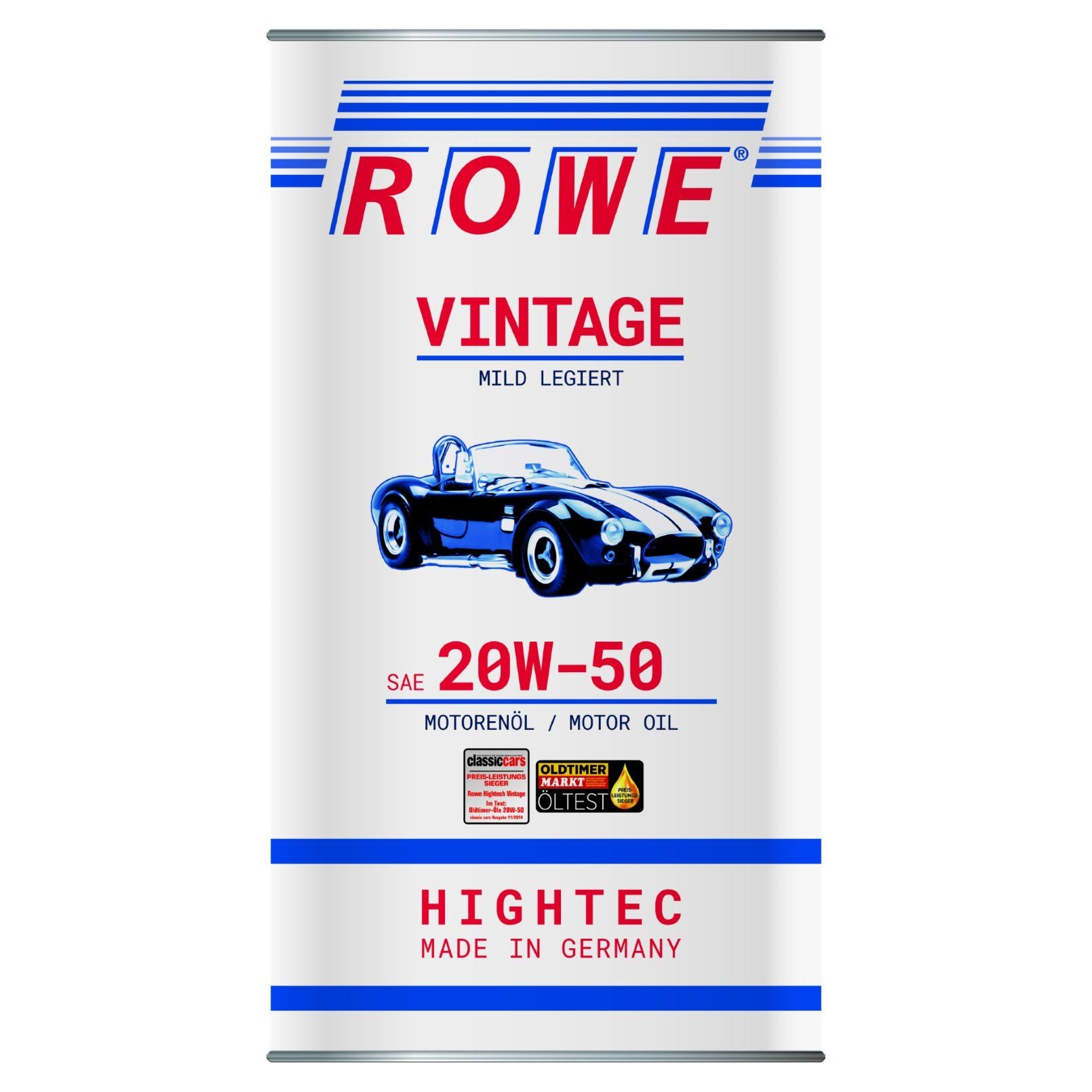 Auto oil ROWE 20W-50, 5l longlife 20221-0050-99