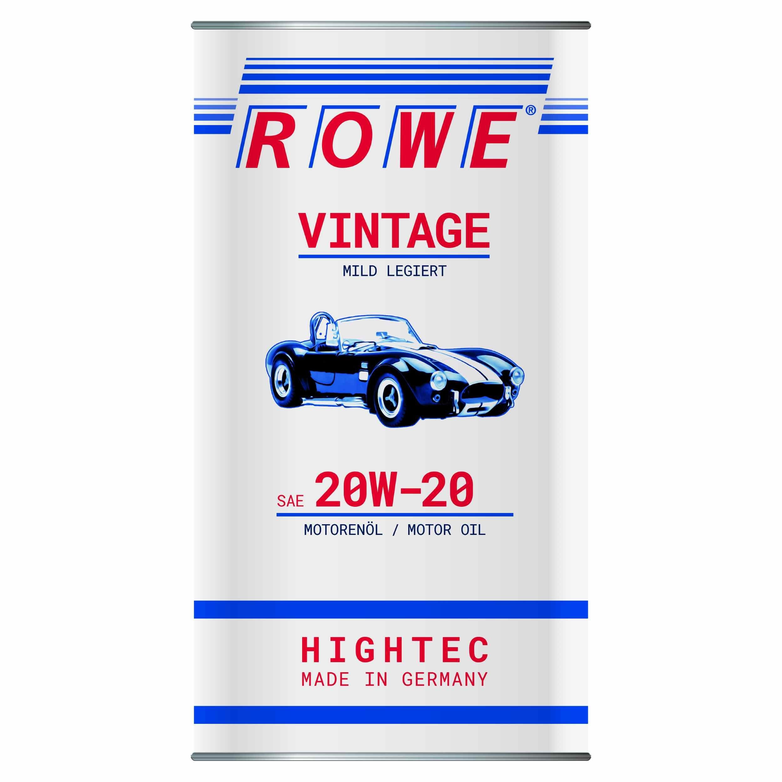 ROWE HIGHTEC VINTAGE, MILD LEGIERT 20223-0050-99 Engine oil 20W-20, 5l, Mineral Oil