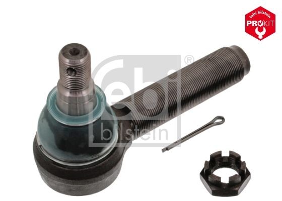 FEBI BILSTEIN Cone Size 28,9 mm, febi Plus, Front Axle Right, with crown nut Cone Size: 28,9mm, Thread Type: with right-hand thread Tie rod end 34103 buy