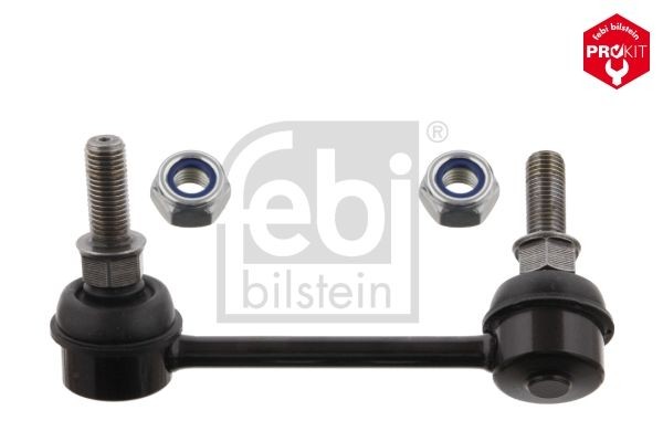 FEBI BILSTEIN Rear Axle Left, 105mm, M10 x 1,25 , Bosch-Mahle Turbo NEW, with self-locking nut, Steel , black Length: 105mm Drop link 34561 buy