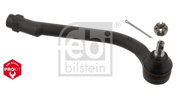 FEBI BILSTEIN Bosch-Mahle Turbo NEW, Front Axle Right, with crown nut Tie rod end 34660 buy