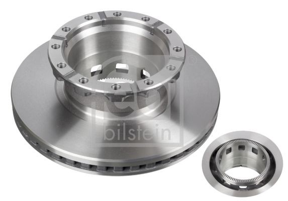 FEBI BILSTEIN Rear Axle, Front Axle, 431,8x45mm, 12x240, internally vented, Coated Ø: 431,8mm, Num. of holes: 12, Brake Disc Thickness: 45mm Brake rotor 35339 buy