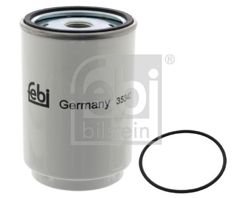 FEBI BILSTEIN with water separator, with seal ring Height: 161mm Inline fuel filter 35342 buy