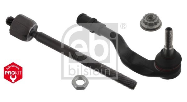 febi bilstein 36547 Tie Rod with end fitting and lock nuts pack of one 