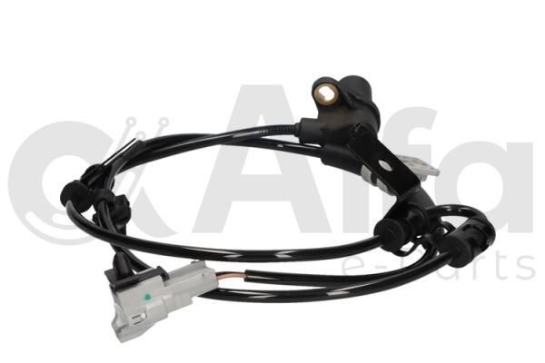 Alfa e-Parts Front Axle Left, Inductive Sensor, 2-pin connector, 960mm, 1,4 kOhm, 100mm, white, black Length: 100mm, Number of pins: 2-pin connector Sensor, wheel speed AF00901 buy