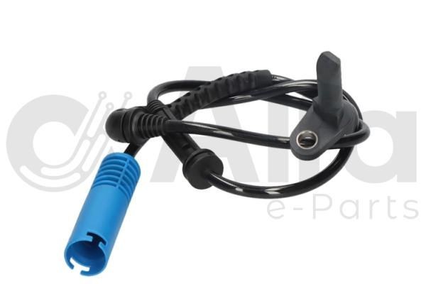 Alfa e-Parts AF01535 ABS sensor Front axle both sides, Active sensor, 2-pin connector, 755mm, 880mm, blue, black/blue, Plastic