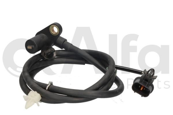 Alfa e-Parts AF03295 ABS sensor Front Axle Left, 2-pin connector, 1460 Ohm, 1075mm, 1,26 kOhm, 1150mm, black
