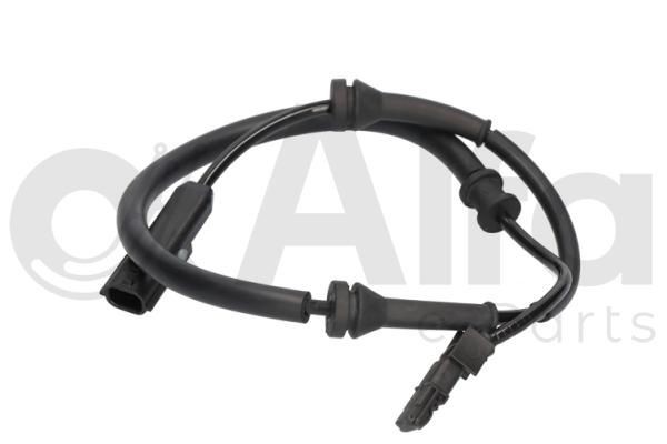 Alfa e-Parts AF04928 ABS sensor Rear Axle both sides, Hall Sensor, 2-pin connector, 690mm, black, black