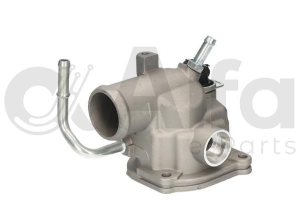 Alfa e-Parts Opening Temperature: 87°C, with seal, with sensor, Metal Housing Thermostat, coolant AF08148 buy