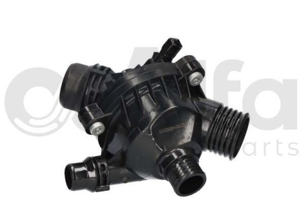 Alfa e-Parts Opening Temperature: 97°C, with thermo sender, without sensor, Plastic Thermostat, coolant AF10482 buy