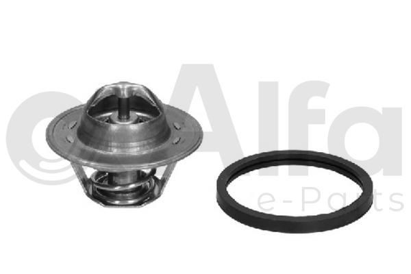 AF12149 Alfa e-Parts Coolant thermostat OPEL Opening Temperature: 91°C, with gaskets/seals, without housing