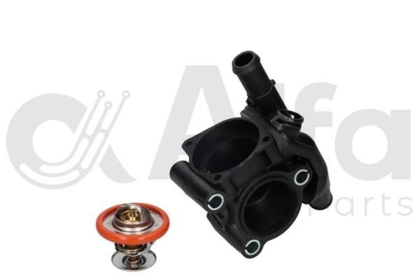 Alfa e-Parts Opening Temperature: 88°C, with seal, without sensor, with housing Thermostat, coolant AF12162 buy