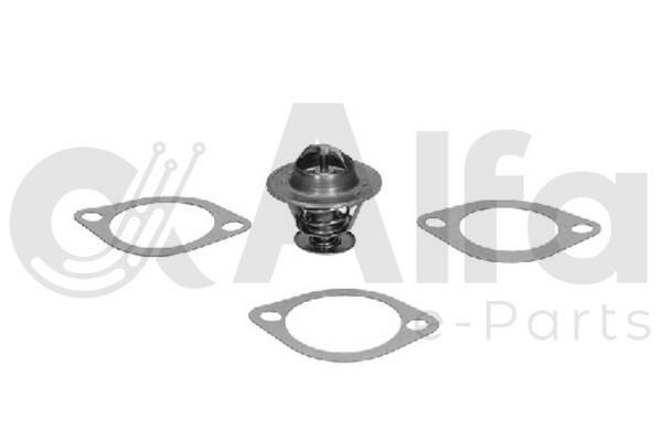 Alfa e-Parts Opening Temperature: 82°C, 53mm, with gaskets/seals, without sensor, without housing D1: 53mm Thermostat, coolant AF12167 buy