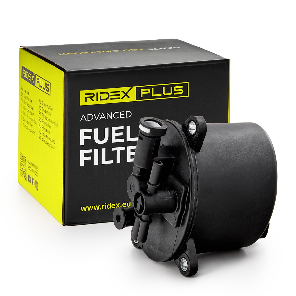 RIDEX PLUS 9F0073P Fuel filter In-Line Filter, 8mm, 8mm