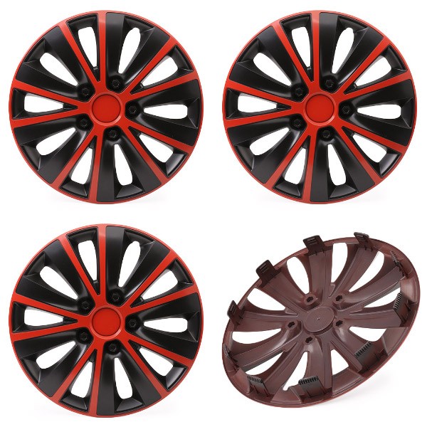 100009A0013P Wheel trims 100009A0013P RIDEX PLUS 15 Inch black, red
