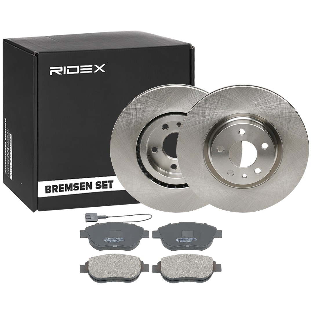 RIDEX 3405B1800 Brake disc 605 78 093
