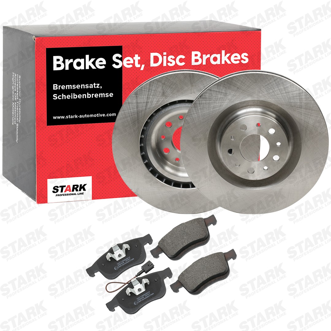 STARK SKBK10991804 Brake discs and pads FIAT Doblo II Box Body / Estate (263) 2.0 D Multijet 135 hp Diesel 2019 price