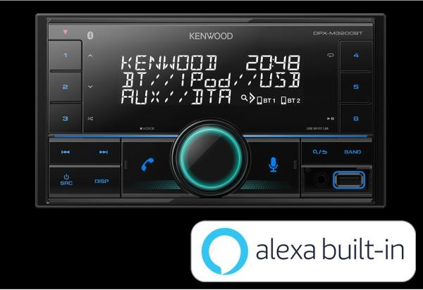 DPX-M3200BT KENWOOD Amazon Alexa ready, 2 DIN, Made for iPhone/iPod, LCD, 14.4V, AAC, FLAC, MP3, WAV, WMA Potencia: 4x50W Estéreos DPX-M3200BT a buen precio
