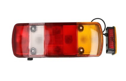 STARLINE XT 97150716 Rear light Right, P21W, PY21W, R10W, R5W, Red, with bulb holder