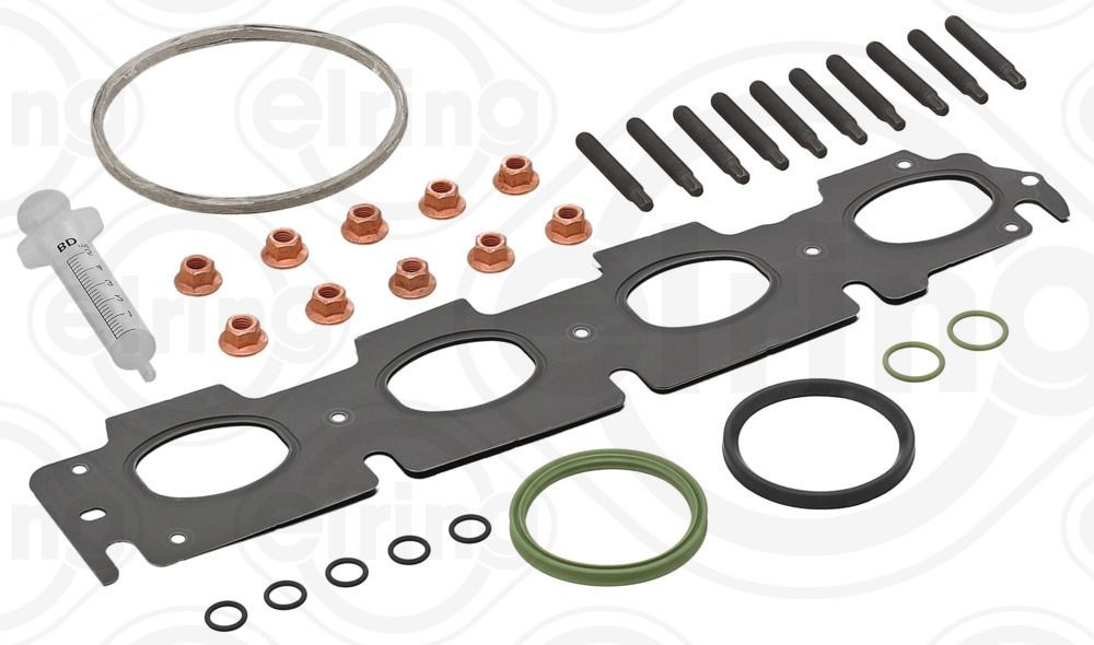 085.540 ELRING Mounting kit, charger TOYOTA with gaskets/seals, with bolts/screws