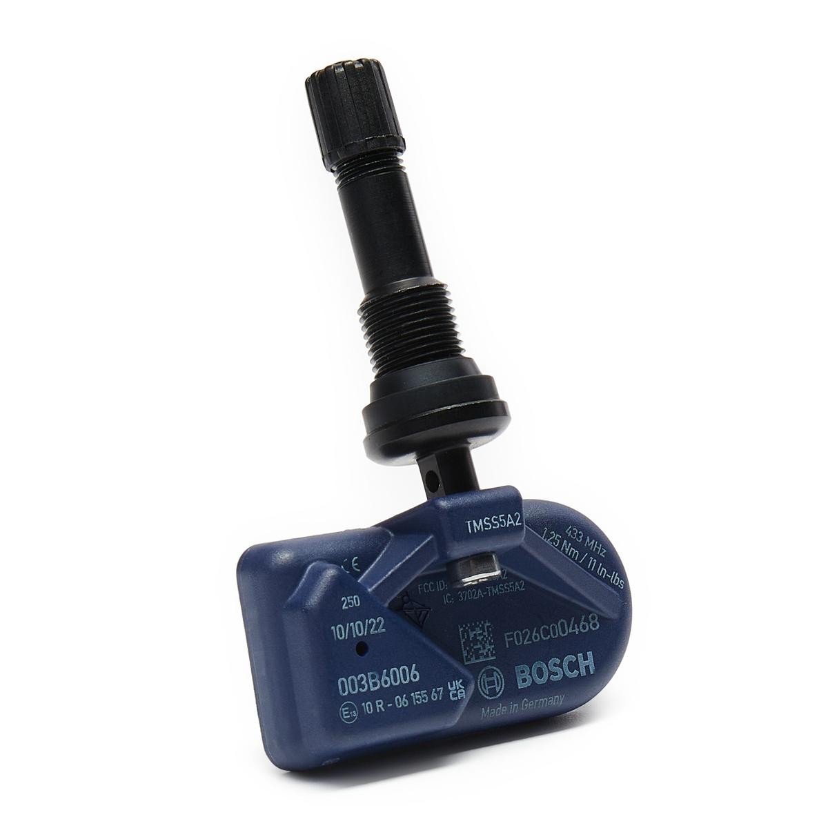 Tyre pressure sensor (TPMS) BOSCH F 026 C00 468 - Opel KARL Sensors, relays, control units spare parts order