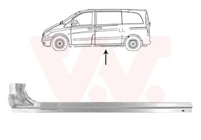 Frontscheibenabdeckung für Mercedes Viano V639 Langversion Van